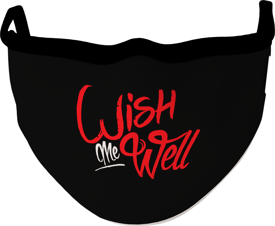 Wish Me Well Face Mask - Black